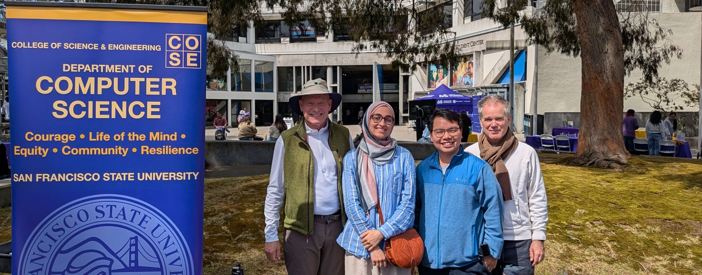CS Faculty and Department chair at Explore SFSU 2025