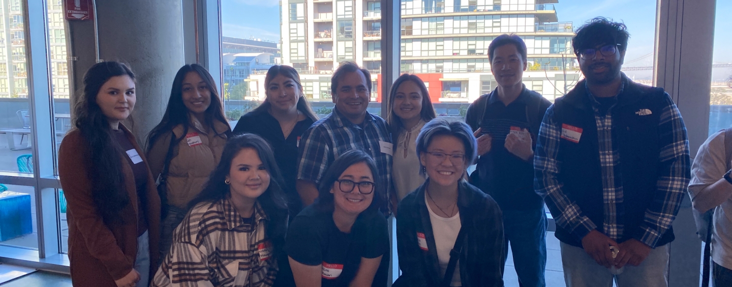  SFSU Computer Science Students with Dr. Julio Ramirez, SFSU CS Staff & event organizer, at CISCO Meraki Campus