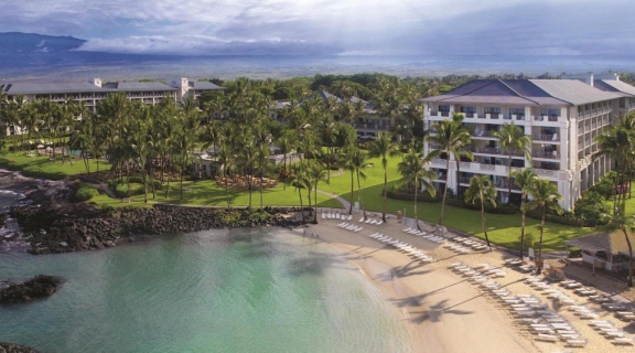 Fairmont Orchid aerial view Hawaii